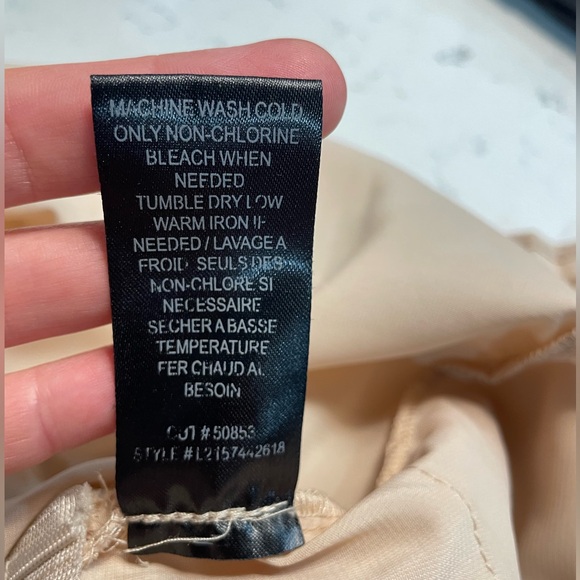 [6] LABEL BY FIVE TWELVE Dress Nude laser cut with bow - Picture 9 of 11